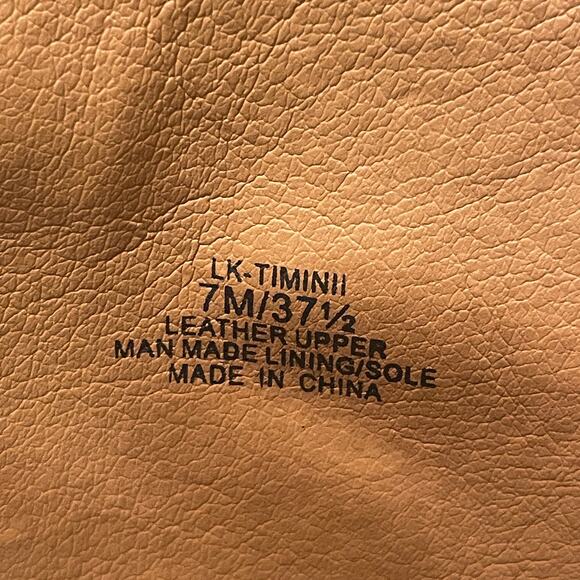 Lucky Brand LK-Timinii Tall Leather Boots 7 | Suede Panel, Equestrian-Inspired - Picture 4 of 8